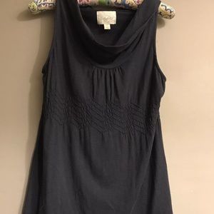 Deletta Anthropologie Black Blouse XS